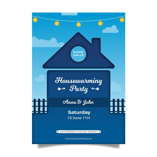 Christian Housewarming Invitation  Housewarming Party Invitation Card